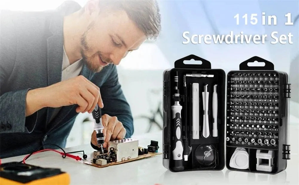 Screwdriver Set 115 in 1 Precision Tools