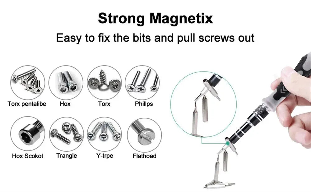 Screwdriver Set 115 in 1 Precision Tools